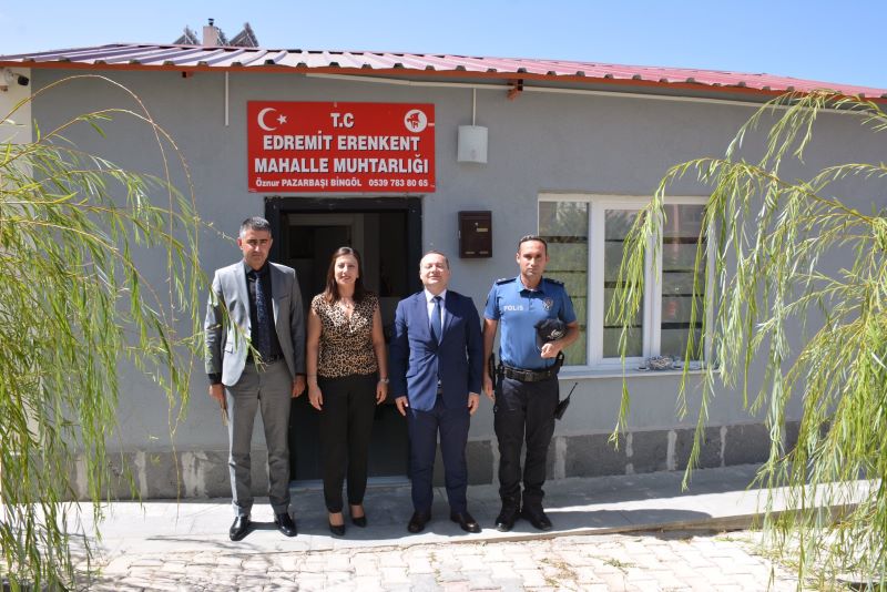 Kaymakamımız Yücel Erdem; Erenkent, Esentepe ve Eminpaşa Mahalle Muhtarlıklarını  Ziyaret Etti